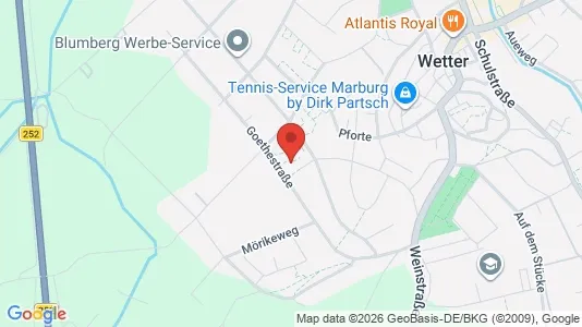 Apartments for rent i Marburg-Biedenkopf - kort over placeringen