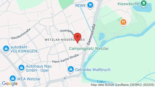 Apartments for rent i Lahn-Dill-Kreis - kort over placeringen