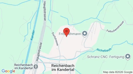 Apartments for rent i Frutigen-Niedersimmental - kort over placeringen