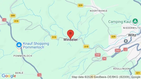 Apartments for rent i Winseler - kort over placeringen