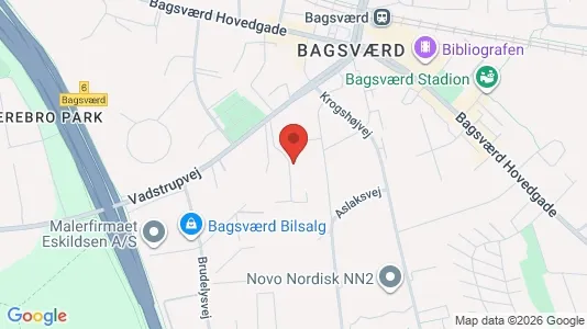 Apartments for rent i Bagsværd - kort over placeringen