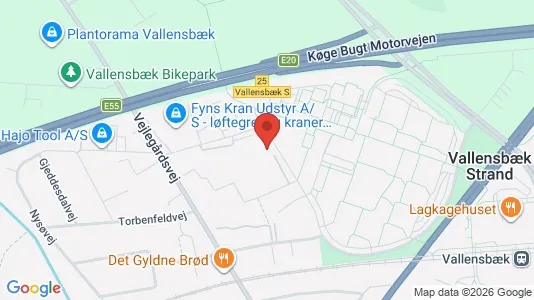 Apartments for rent i Vallensbæk Strand - kort over placeringen
