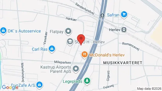 Apartments for rent i Herlev - kort over placeringen