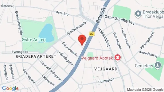 Apartments for rent i Aalborg Center - kort over placeringen