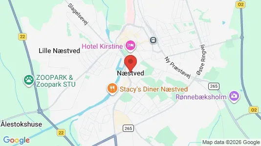 Apartments for rent i Næstved - kort over placeringen