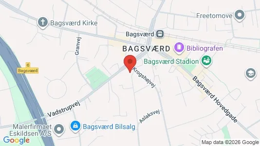 Apartments for rent i Bagsværd - kort over placeringen