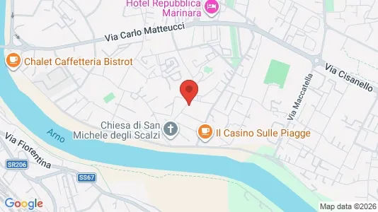 Rooms for rent i Pisa - kort over placeringen
