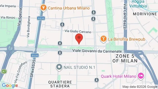 Rooms for rent i Milano Zona 5 - Vigentino, Chiaravalle, Gratosoglio - kort over placeringen