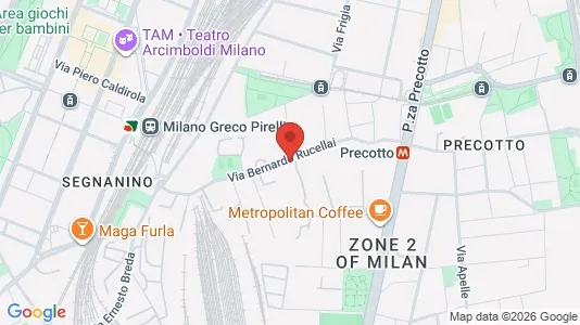 Apartments for rent i Milano Zona 2 - Stazione Centrale, Gorla, Turro, Greco, Crescenzago - kort over placeringen