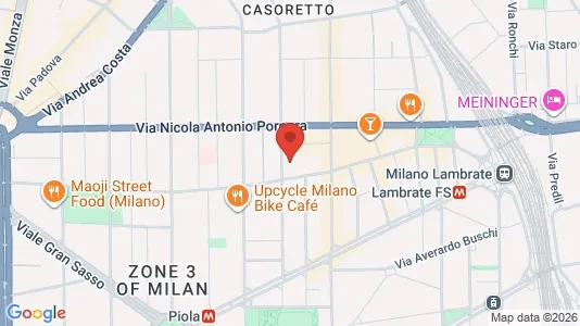 Apartments for rent i Milano Zona 3 - Porta Venezia, Città Studi, Lambrate - kort over placeringen