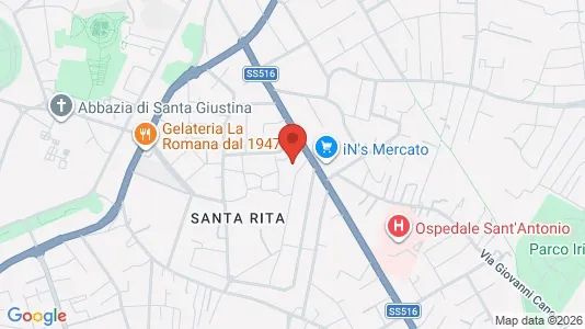 Rooms for rent i Padua - kort over placeringen