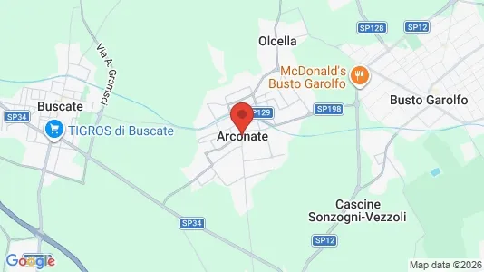 Apartments for rent i Arconate - kort over placeringen