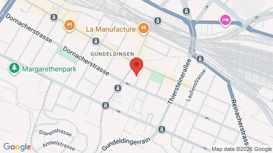 Apartments for rent i Basel-Stadt - kort over placeringen