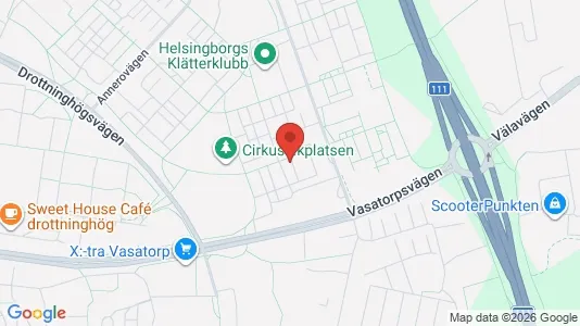 Apartments for rent i Helsingborg - kort over placeringen
