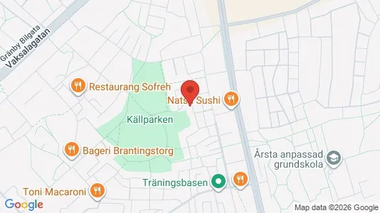 Apartments for rent i Uppsala - kort over placeringen
