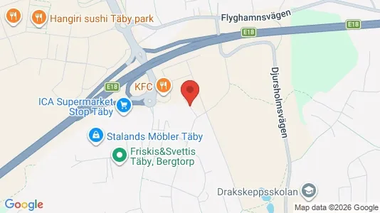 Apartments for rent i Täby - kort over placeringen