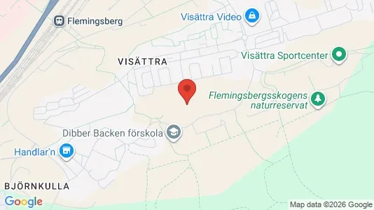 Rooms for rent i Huddinge - kort over placeringen