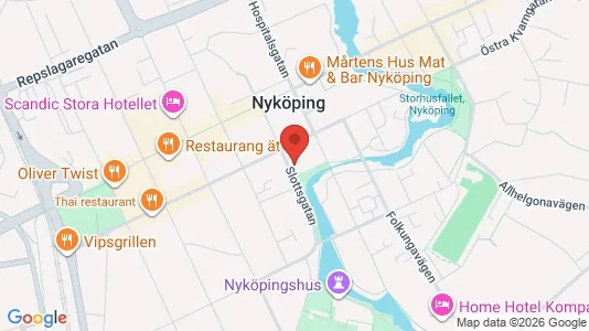 Apartments for rent i Nyköping - kort over placeringen
