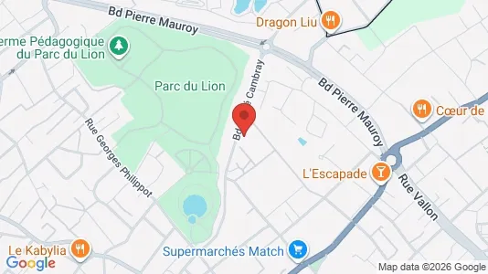 Apartments for rent i Lille - kort over placeringen