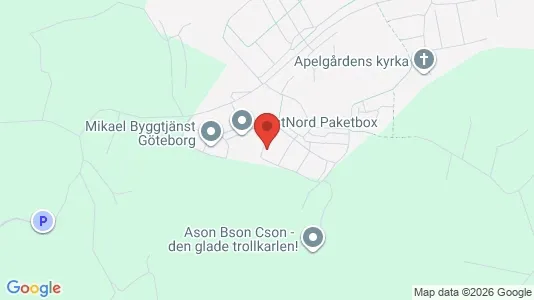 Apartments for rent i Mölndal - kort over placeringen