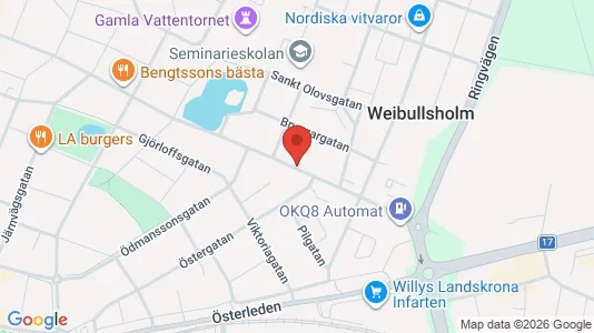 Apartments for rent i Landskrona - kort over placeringen