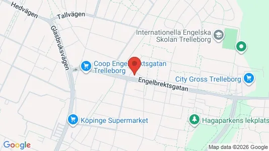 Apartments for rent i Trelleborg - kort over placeringen