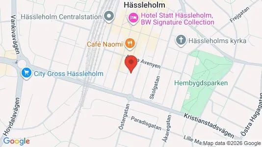 Apartments for rent i Hässleholm - kort over placeringen
