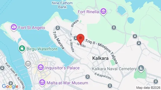 Apartments for rent i Il-Kalkara - kort over placeringen