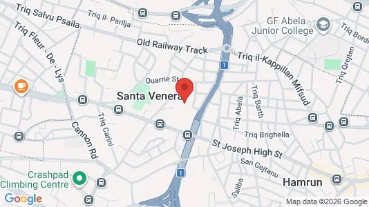 Apartments for rent i Santa Venera - kort over placeringen