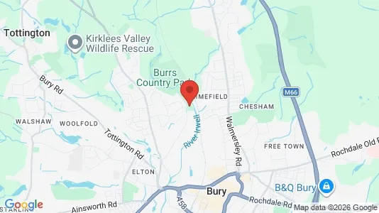 Apartments for rent i Bury - Lancashire - kort over placeringen
