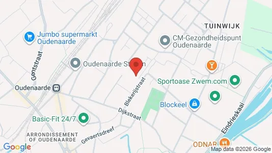 Apartments for rent i Oudenaarde - kort over placeringen