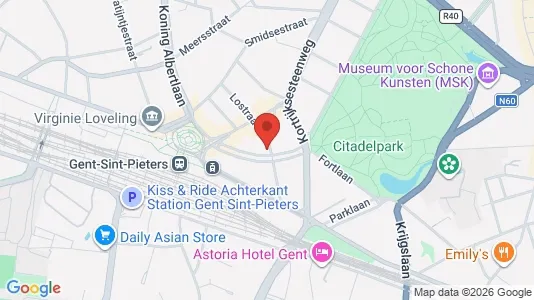 Apartments for rent i Stad Gent - kort over placeringen