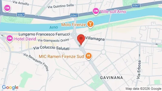 Apartments for rent i Florence - kort over placeringen