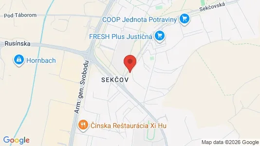 Apartments for rent i Prešov - kort over placeringen