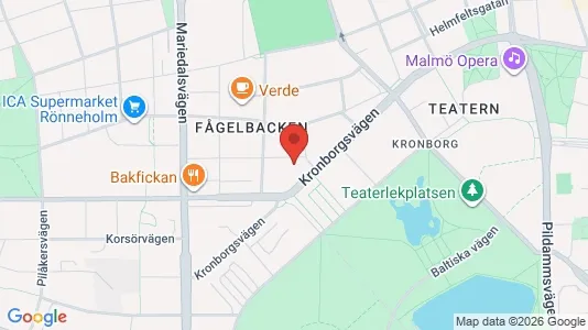 Apartments for rent i Malmö City - kort over placeringen
