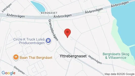 Apartments for rent i Luleå - kort over placeringen