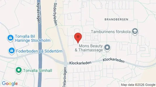 Apartments for rent i Haninge - kort over placeringen