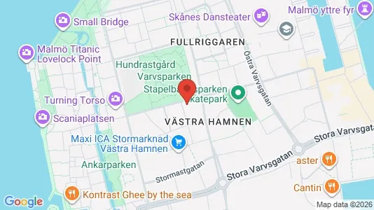 Apartments for rent i Malmö City - kort over placeringen