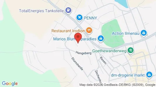 Apartments for rent i Ilm-Kreis - kort over placeringen