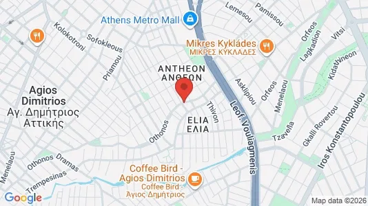 Apartments for rent i Agios Dimitrios - kort over placeringen