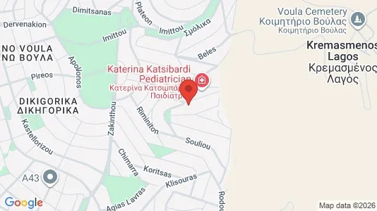 Apartments for rent i Glyfada - kort over placeringen