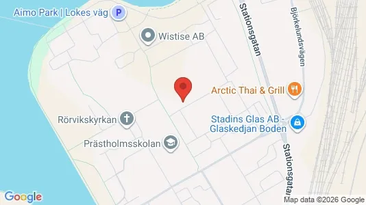 Apartments for rent i Boden - kort over placeringen