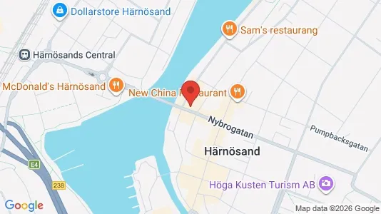 Apartments for rent i Härnösand - kort over placeringen