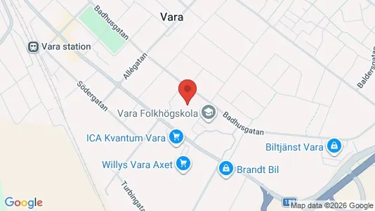 Apartments for rent i Vara - kort over placeringen