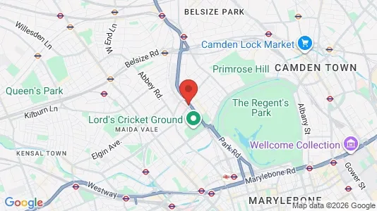 Rooms for rent i London NW8 - kort over placeringen