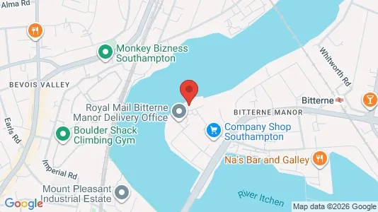 Apartments for rent i Southampton - Hampshire - kort over placeringen