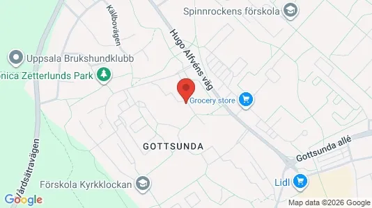 Apartments for rent i Uppsala - kort over placeringen