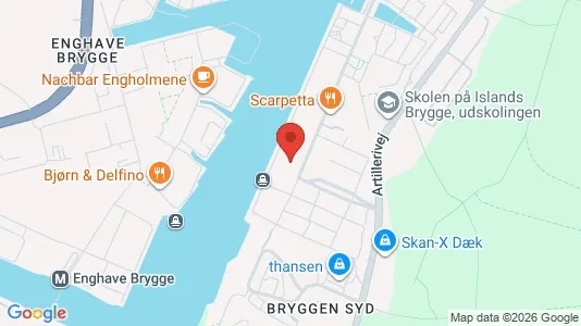 Apartments for rent i Copenhagen S - kort over placeringen