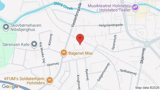 Apartments for rent i Holstebro - kort over placeringen