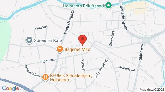 Apartments for rent i Holstebro - kort over placeringen